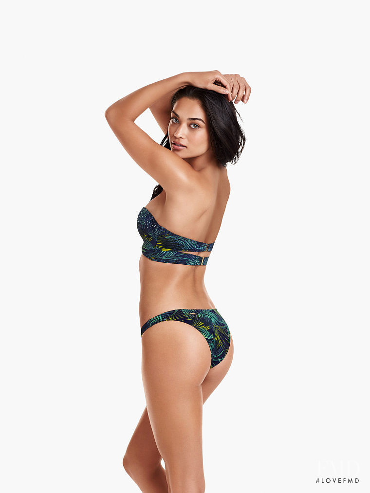 Shanina Shaik featured in  the Victoria\'s Secret Swim catalogue for Spring/Summer 2015