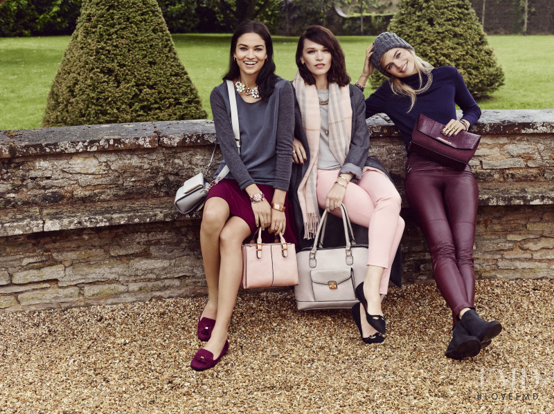 Shanina Shaik featured in  the Accessorize advertisement for Autumn/Winter 2014
