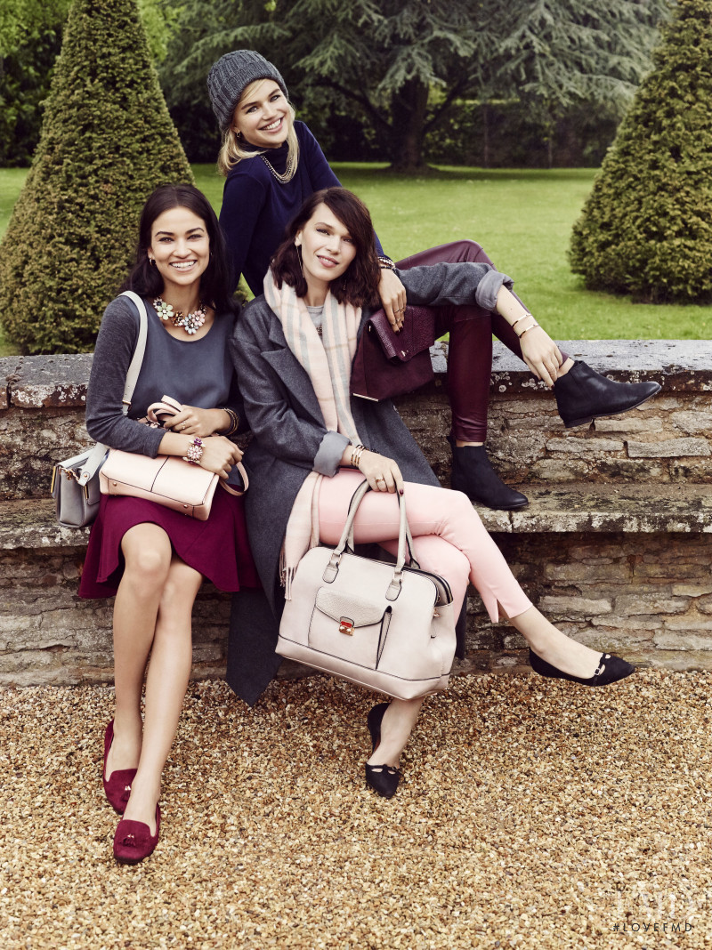 Shanina Shaik featured in  the Accessorize advertisement for Autumn/Winter 2014