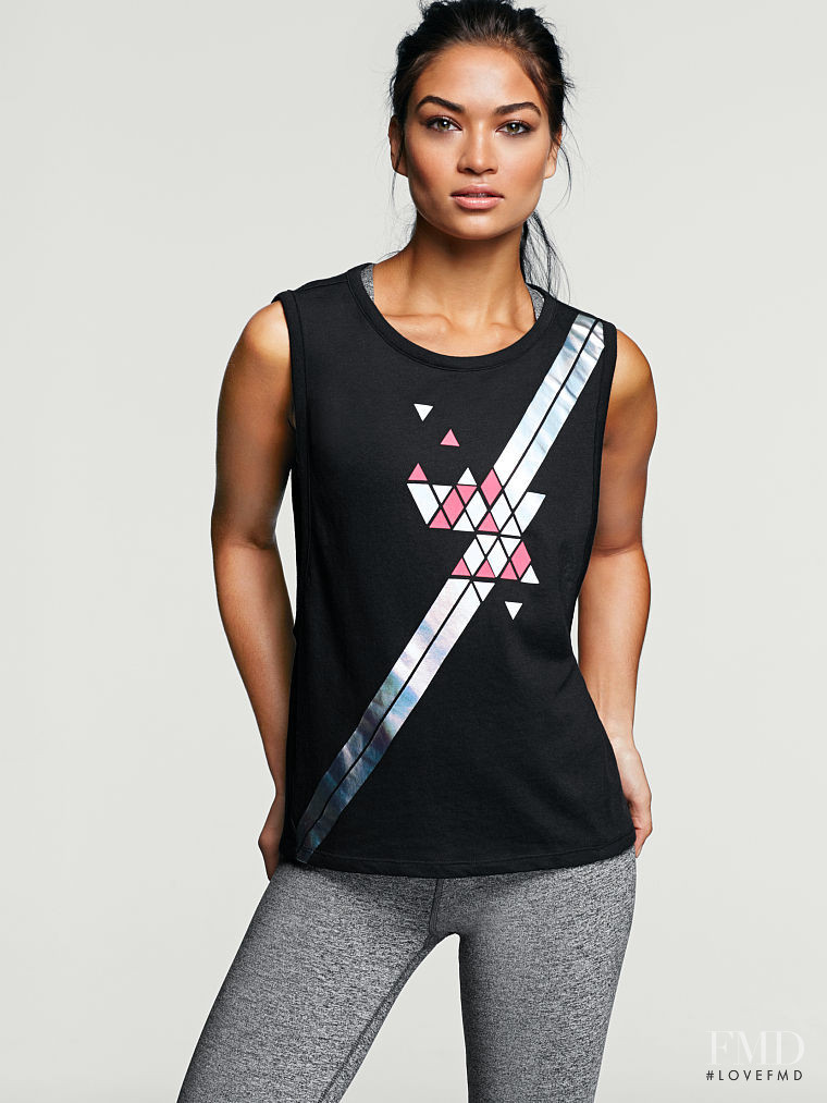 Shanina Shaik featured in  the Victoria\'s Secret VSX catalogue for Autumn/Winter 2014