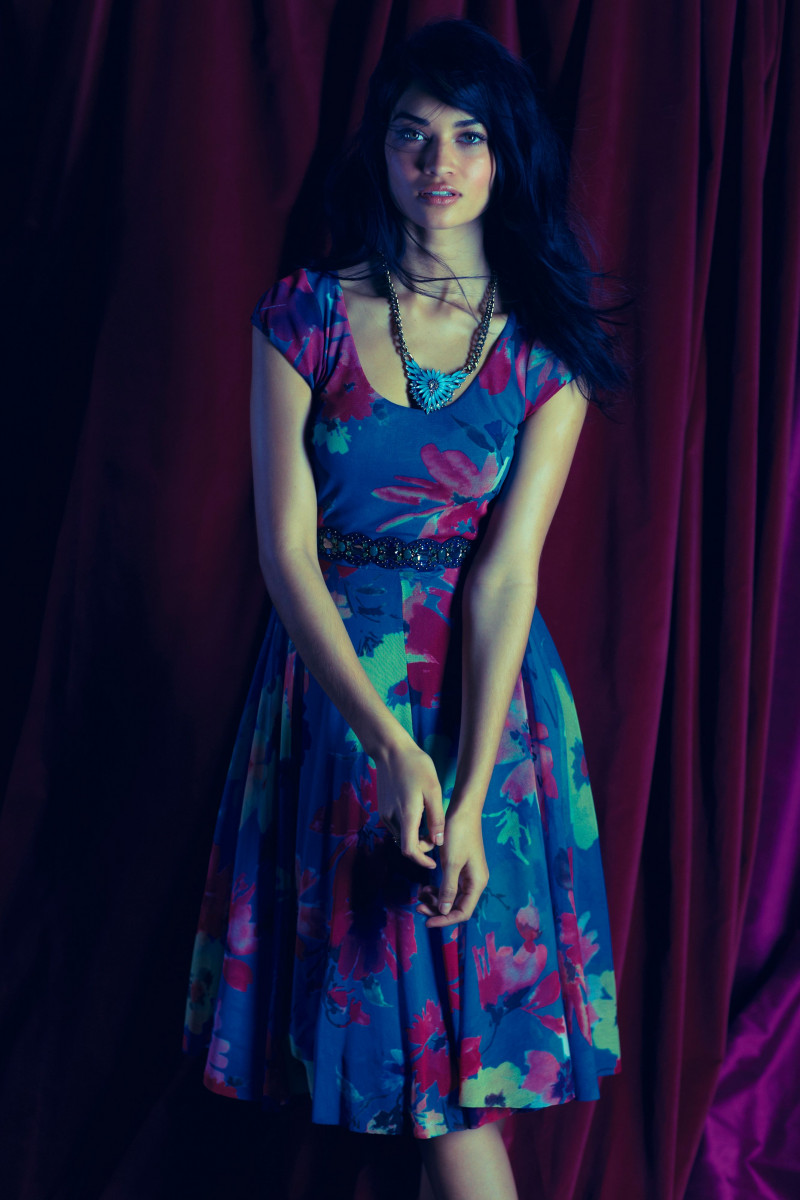 Shanina Shaik featured in  the Anthropologie lookbook for Spring/Summer 2014