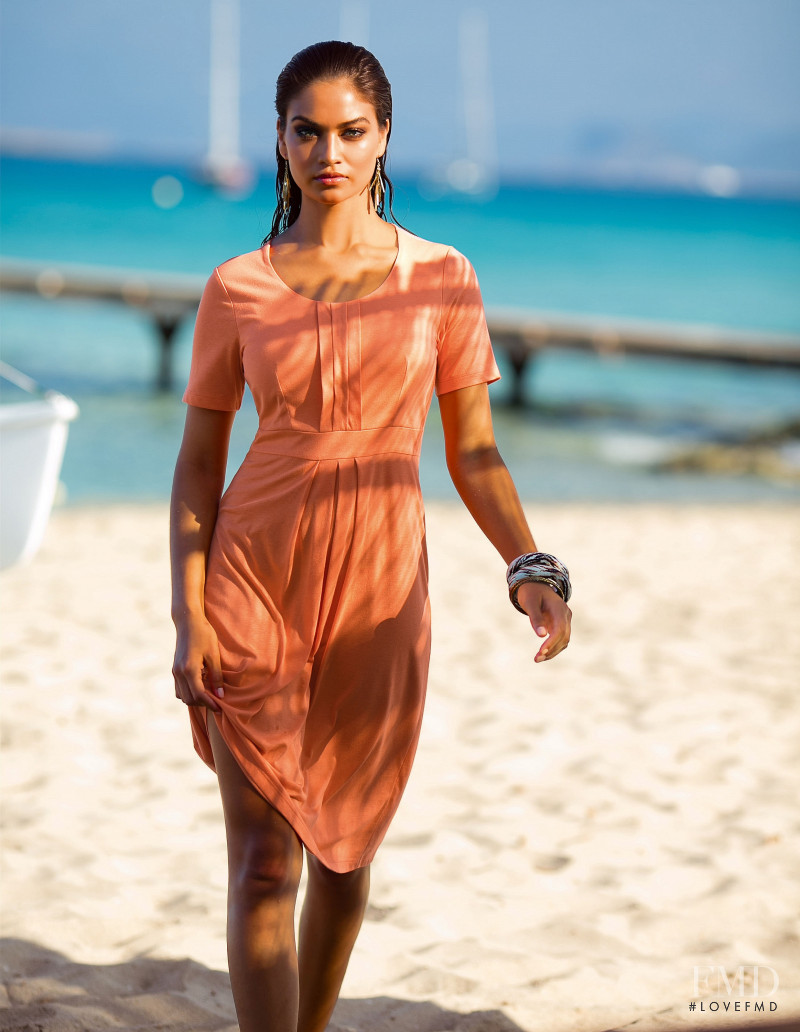 Shanina Shaik featured in  the Madeleine Beach & Swimwear  catalogue for Holiday 2013