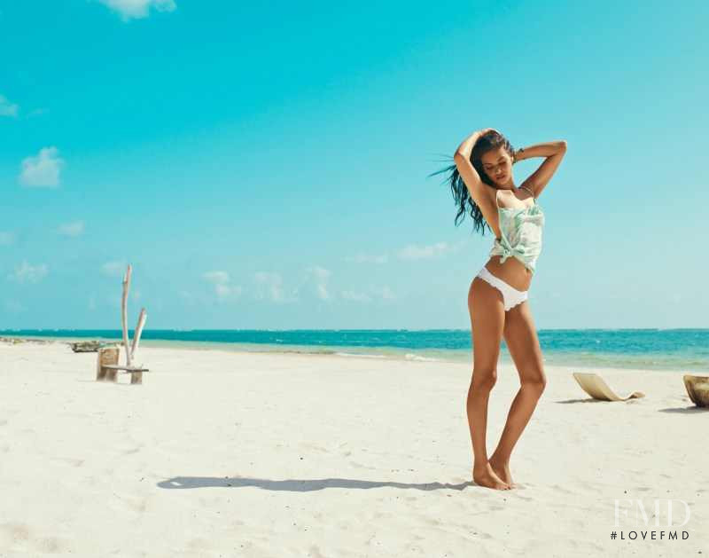 Shanina Shaik featured in  the REVOLVE lookbook for Summer 2013