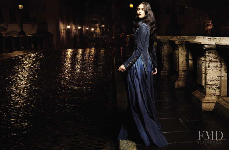 Shanina Shaik featured in  the Miss Sixty advertisement for Autumn/Winter 2012