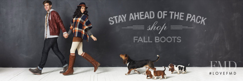 Shanina Shaik featured in  the Hush Puppies advertisement for Autumn/Winter 2012