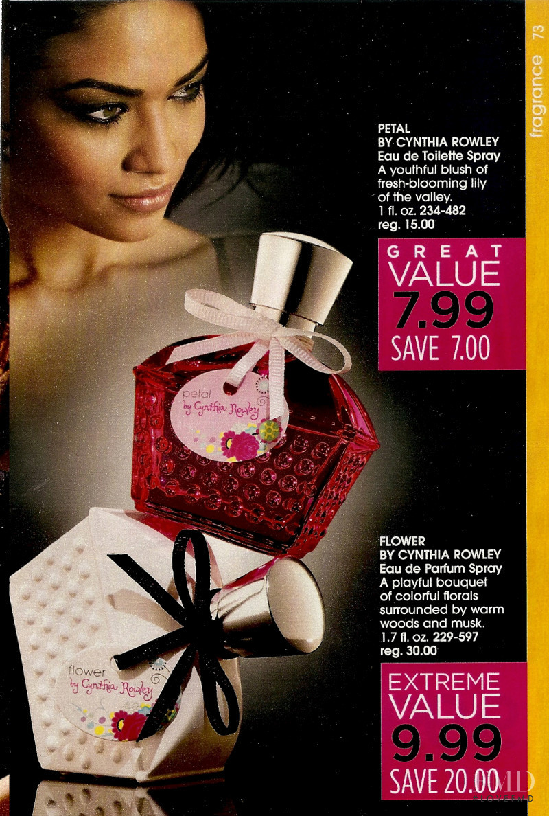 Shanina Shaik featured in  the AVON catalogue for Spring/Summer 2010