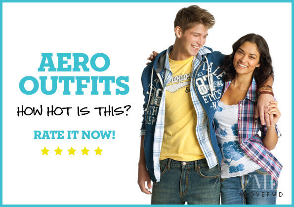 Shanina Shaik featured in  the Aeropostale advertisement for Spring/Summer 2010