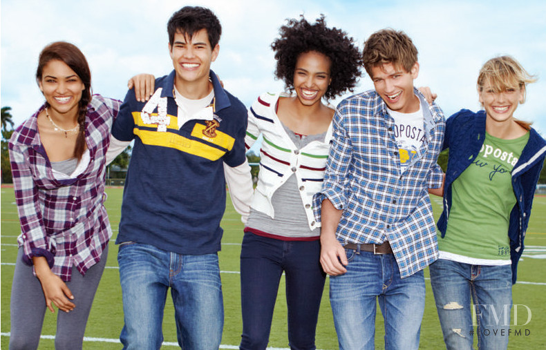 Shanina Shaik featured in  the Aeropostale advertisement for Spring/Summer 2010