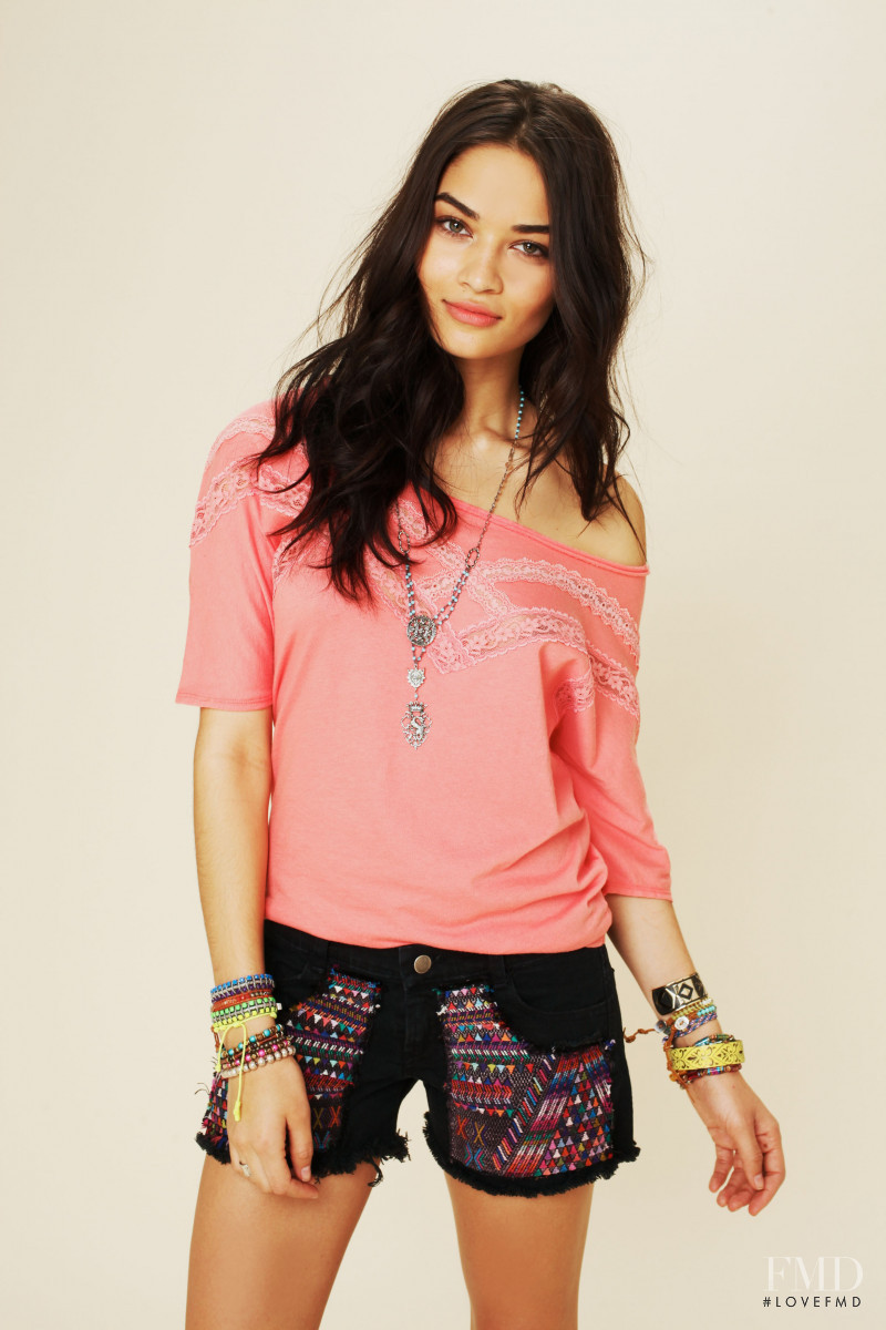 Shanina Shaik featured in  the Free People catalogue for Spring/Summer 2012