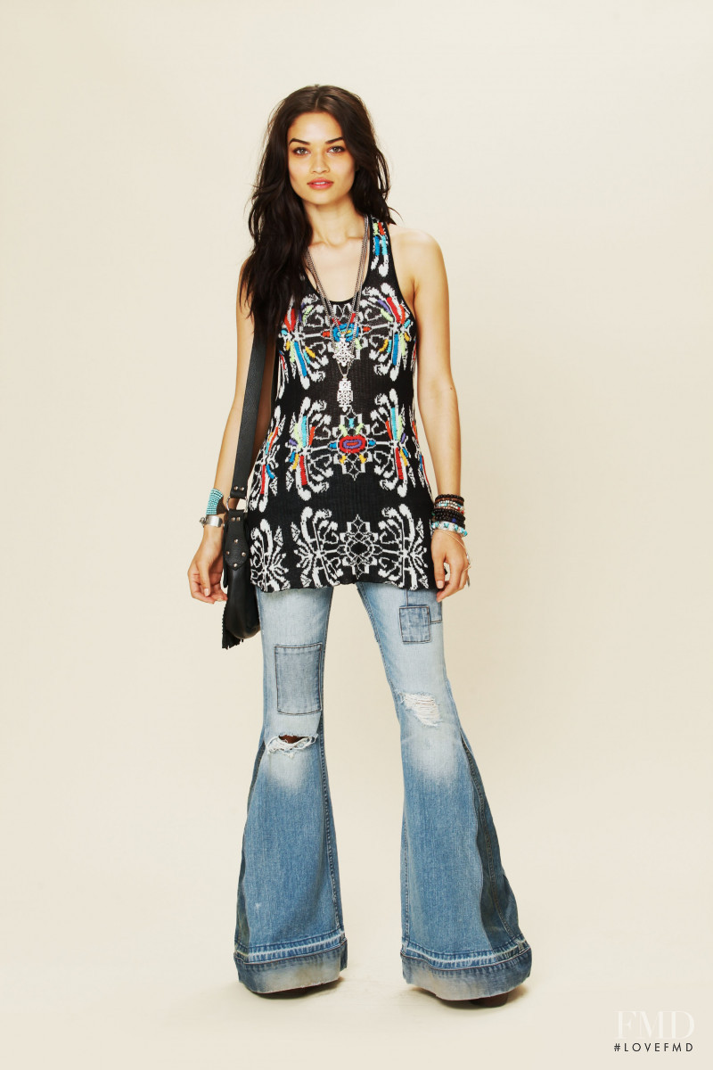 Shanina Shaik featured in  the Free People catalogue for Spring/Summer 2012