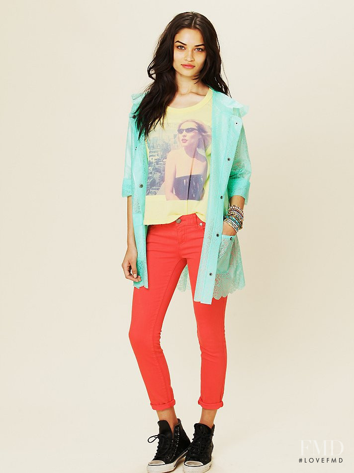 Shanina Shaik featured in  the Free People catalogue for Spring/Summer 2012