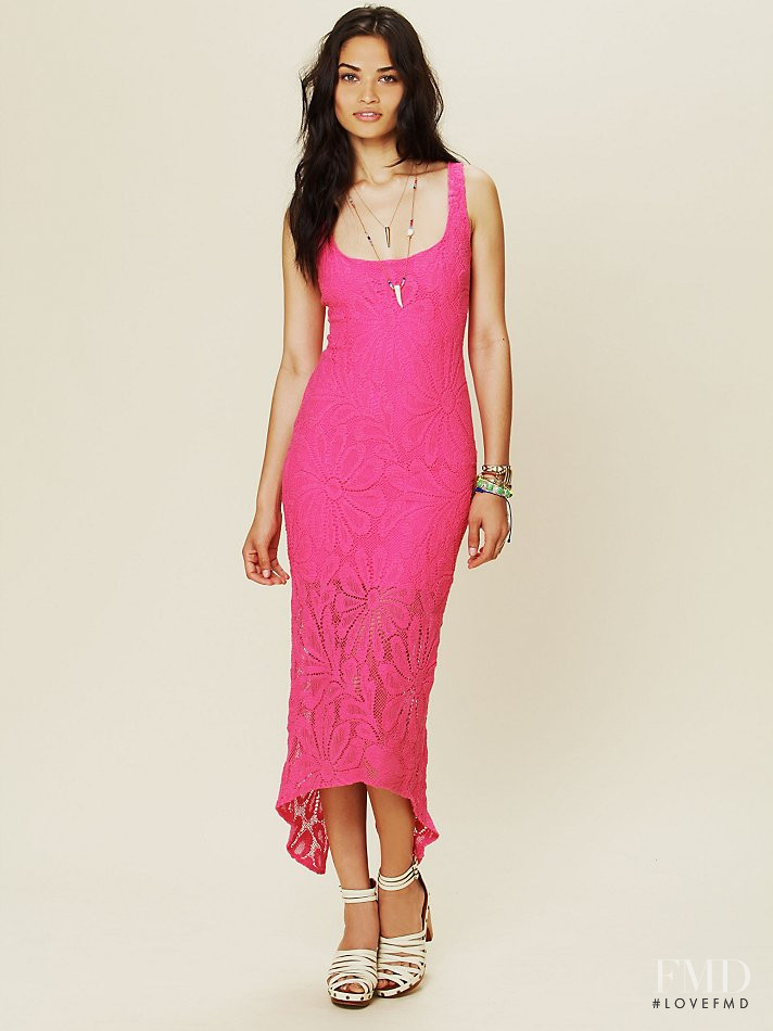 Shanina Shaik featured in  the Free People catalogue for Spring/Summer 2012