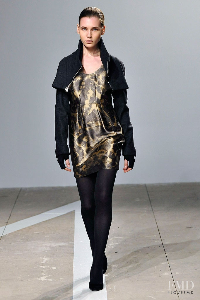 Anna Plotitsina featured in  the Shipley & Halmos fashion show for Autumn/Winter 2009