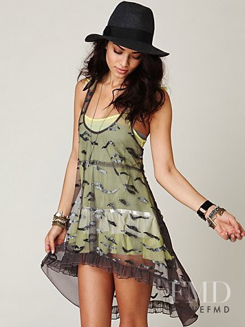 Shanina Shaik featured in  the Free People catalogue for Spring/Summer 2011