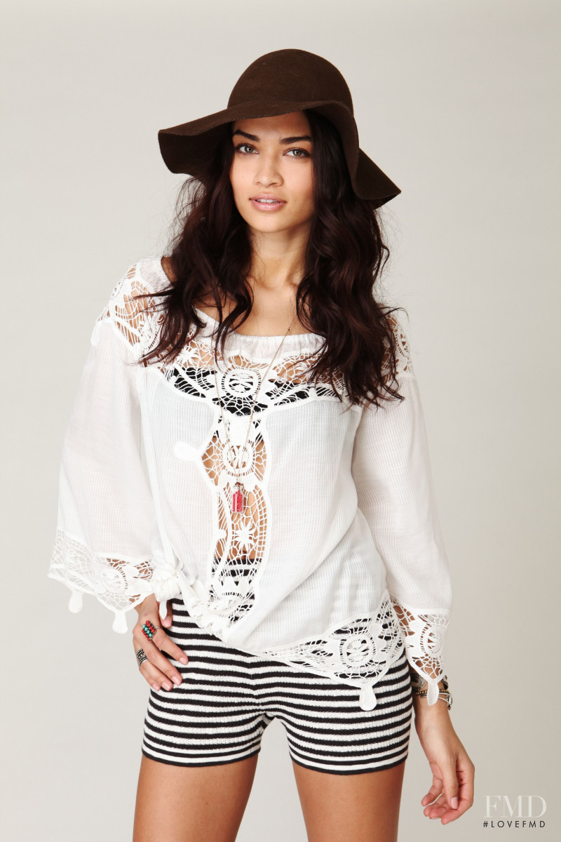 Shanina Shaik featured in  the Free People catalogue for Spring/Summer 2011