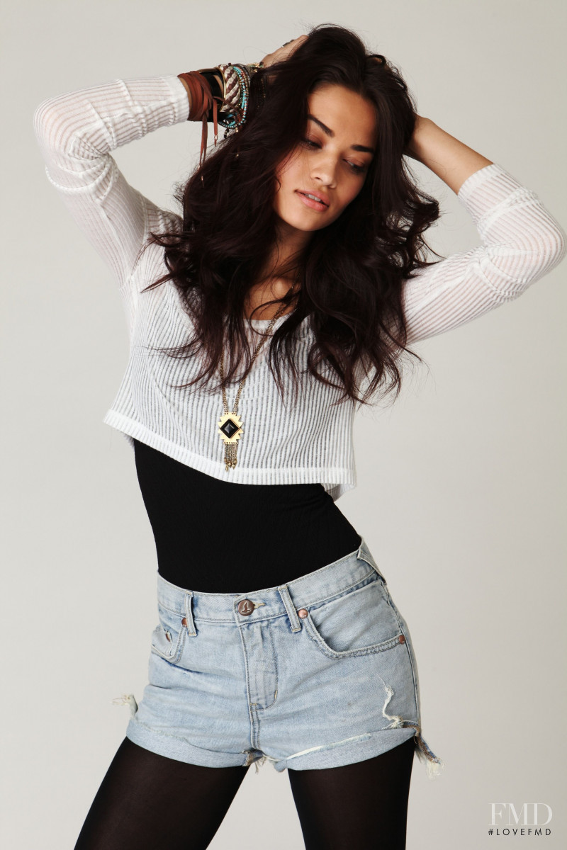 Shanina Shaik featured in  the Free People catalogue for Spring/Summer 2011