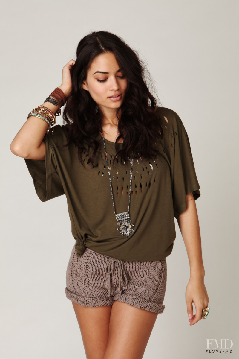 Shanina Shaik featured in  the Free People catalogue for Spring/Summer 2011