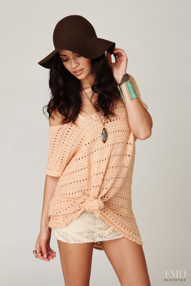 Shanina Shaik featured in  the Free People catalogue for Spring/Summer 2011