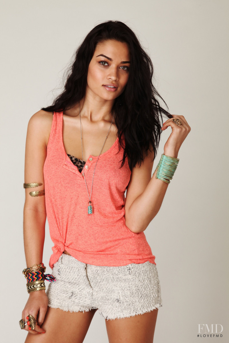 Shanina Shaik featured in  the Free People catalogue for Spring/Summer 2011