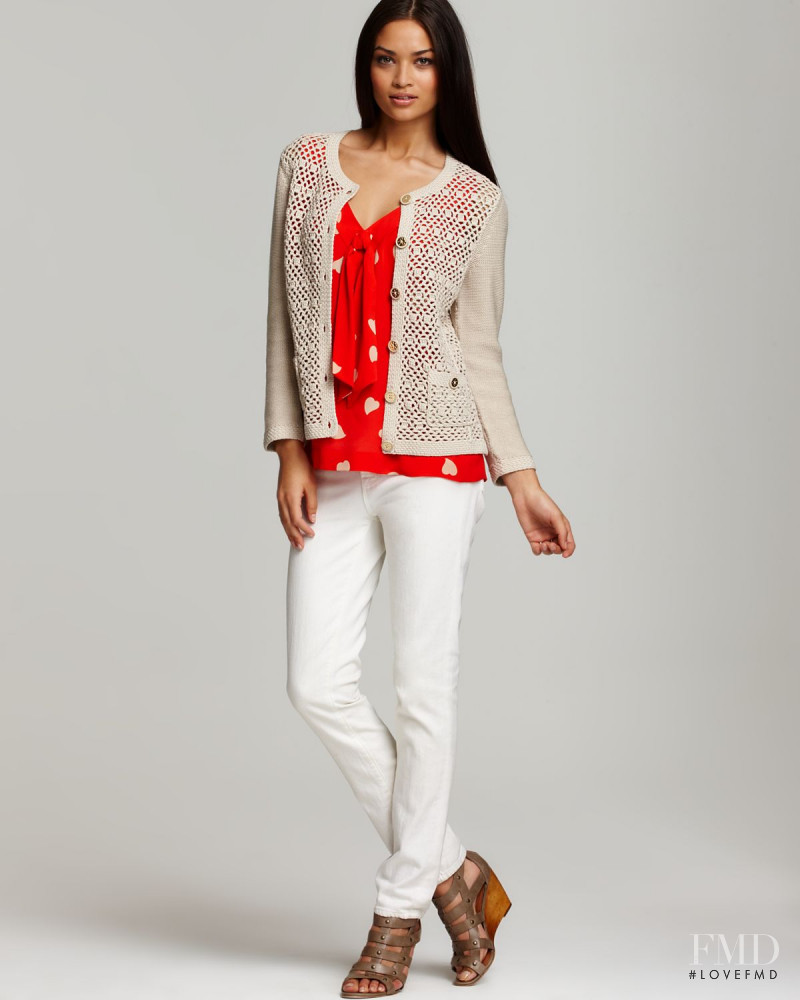 Shanina Shaik featured in  the Bloomingdales catalogue for Spring/Summer 2011