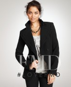 Shanina Shaik featured in  the Ann Taylor catalogue for Autumn/Winter 2010