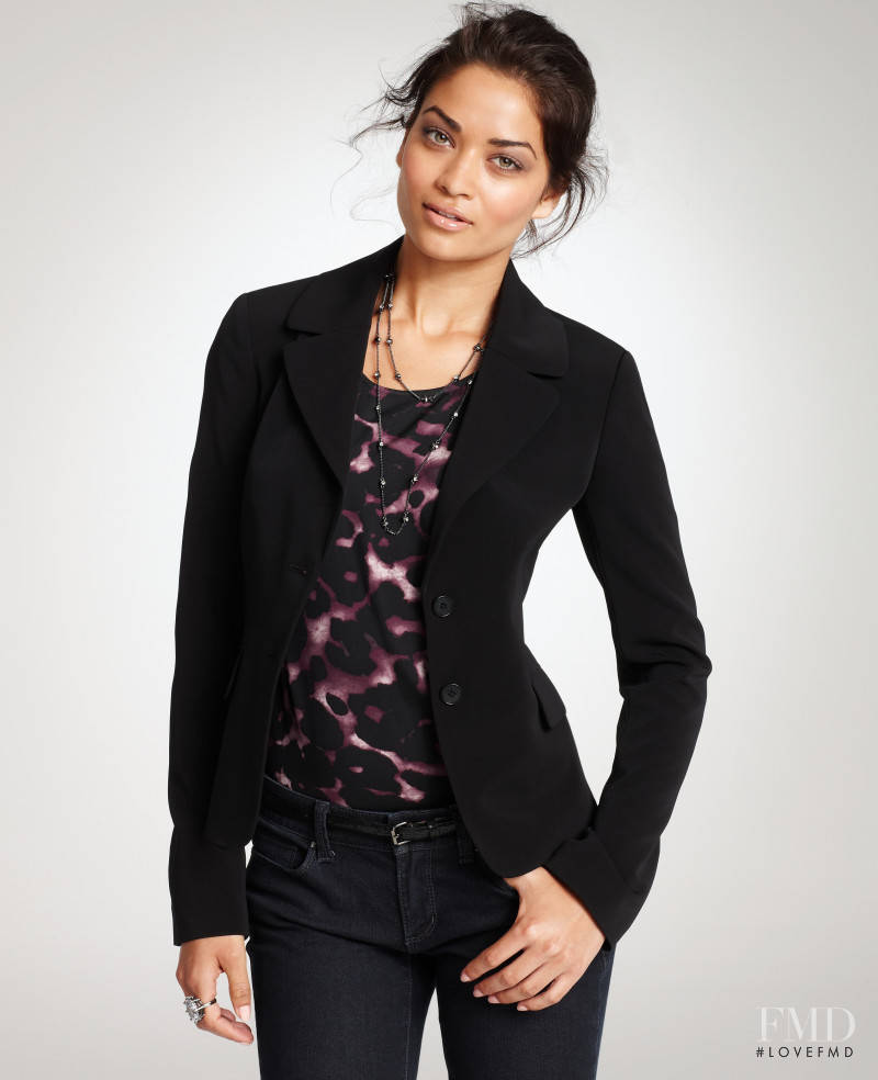 Shanina Shaik featured in  the Ann Taylor catalogue for Autumn/Winter 2010