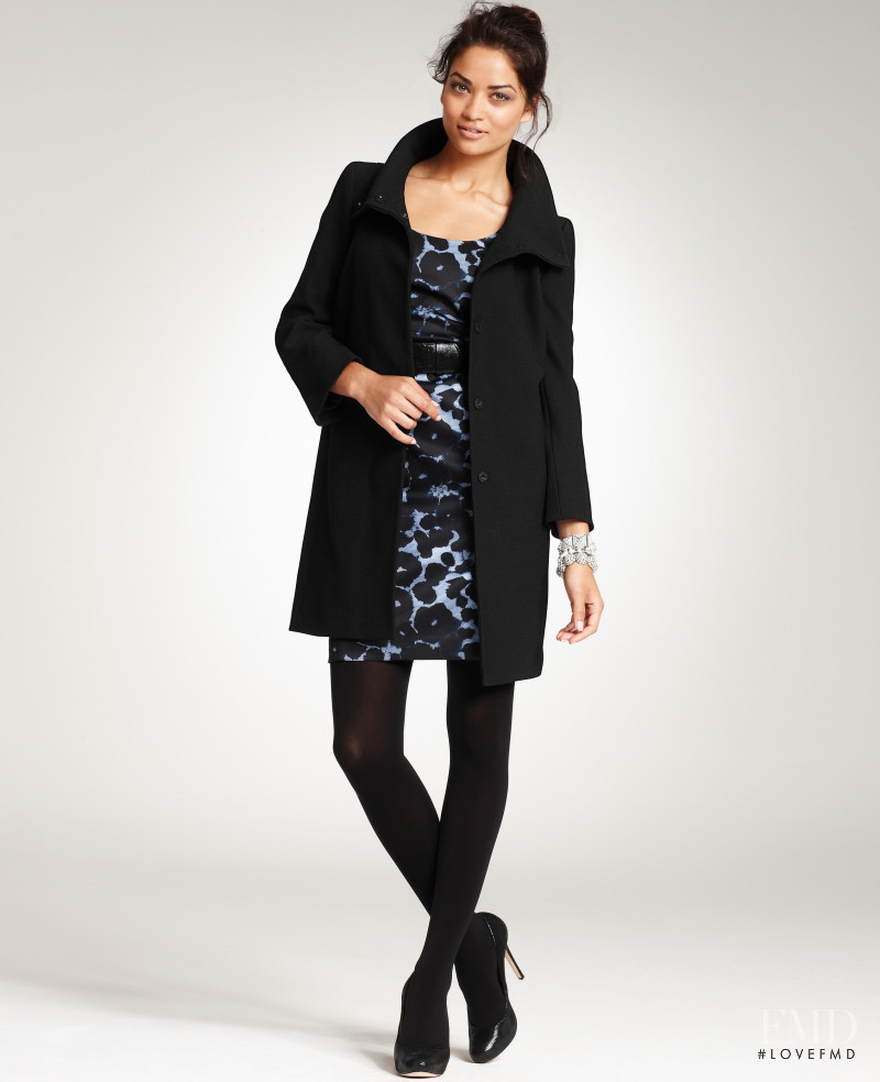 Shanina Shaik featured in  the Ann Taylor catalogue for Autumn/Winter 2010