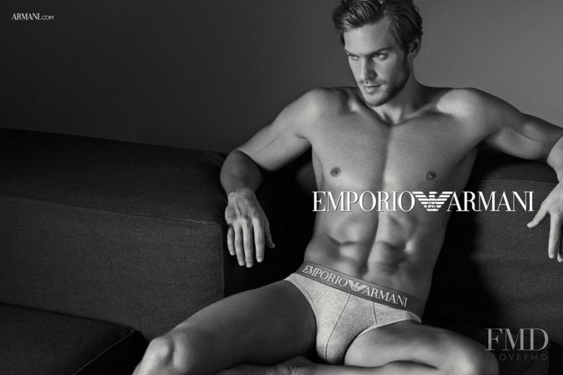 Jason Morgan featured in  the Emporio Armani Underwear advertisement for Autumn/Winter 2015
