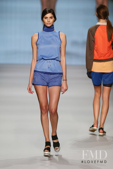 Iliana Papageorgiou featured in  the Claudia Zuber fashion show for Spring/Summer 2013