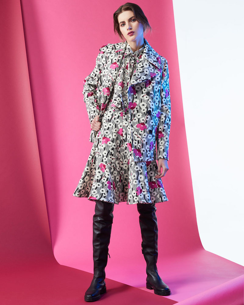 Valery Kaufman featured in  the Neiman Marcus lookbook for Pre-Fall 2017