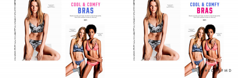 Roos Abels featured in  the Victoria\'s Secret PINK catalogue for Spring/Summer 2018