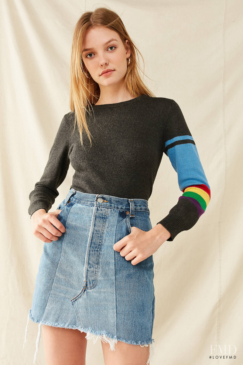 Roos Abels featured in  the Urban Outfitters catalogue for Autumn/Winter 2017