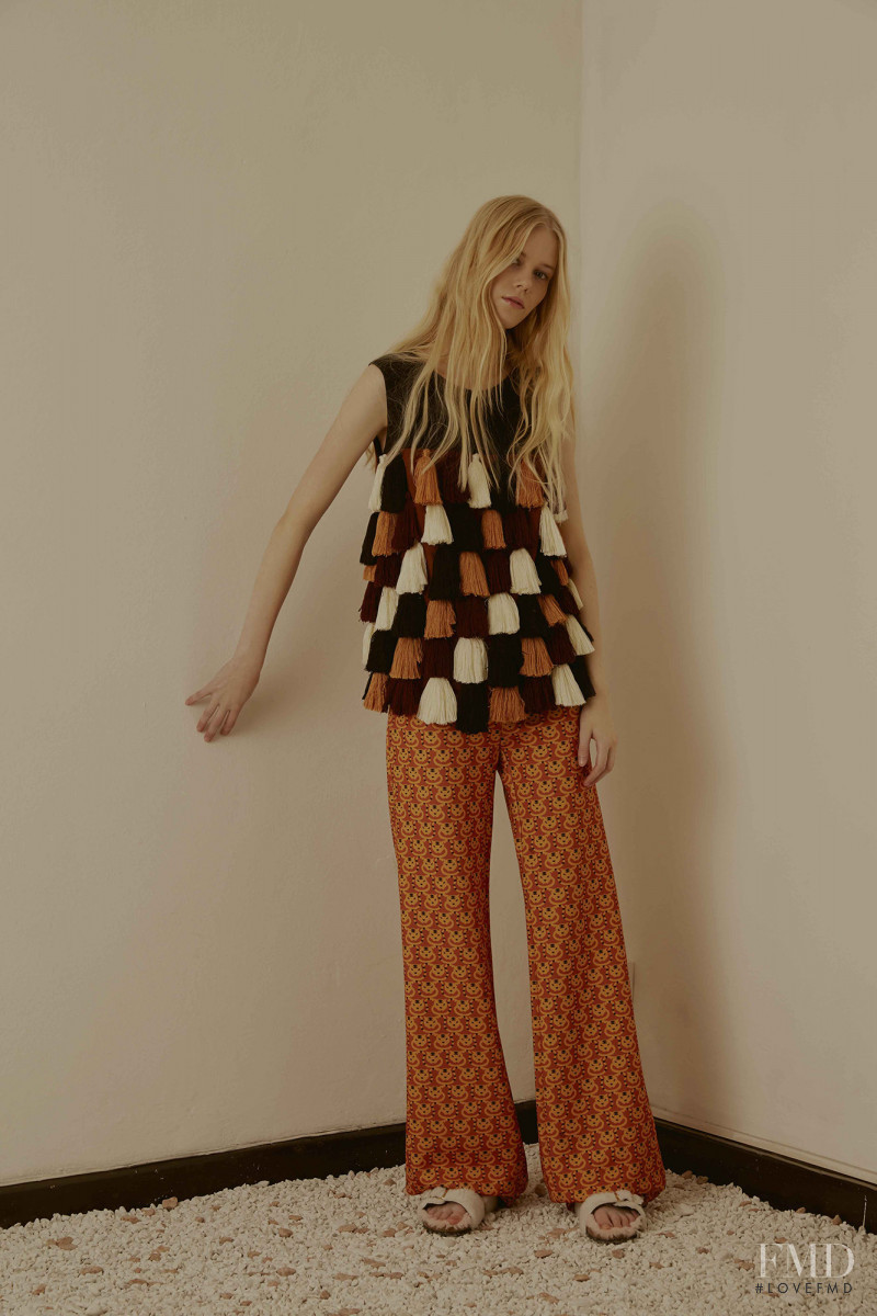 Amalie Schmidt featured in  the Au Jour Le Jour lookbook for Pre-Fall 2016