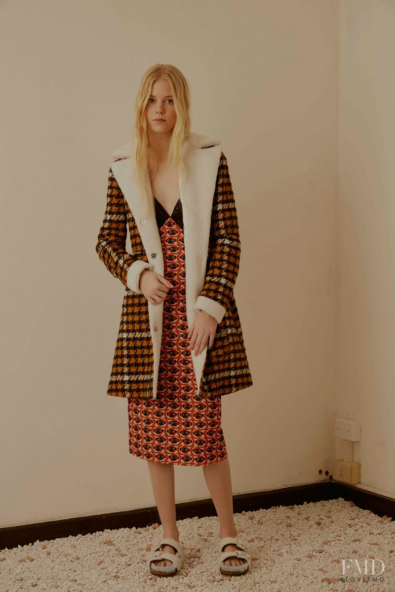 Amalie Schmidt featured in  the Au Jour Le Jour lookbook for Pre-Fall 2016