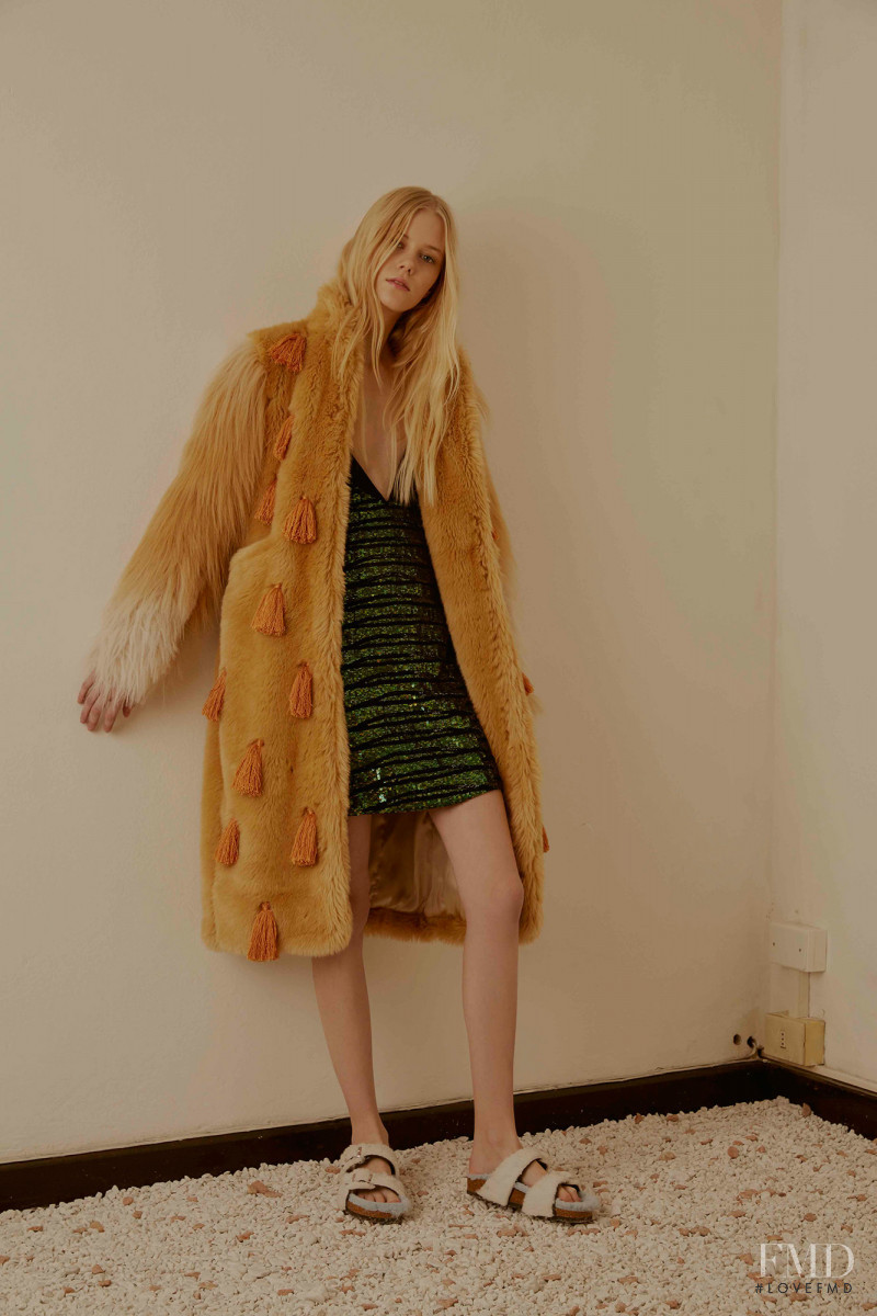 Amalie Schmidt featured in  the Au Jour Le Jour lookbook for Pre-Fall 2016