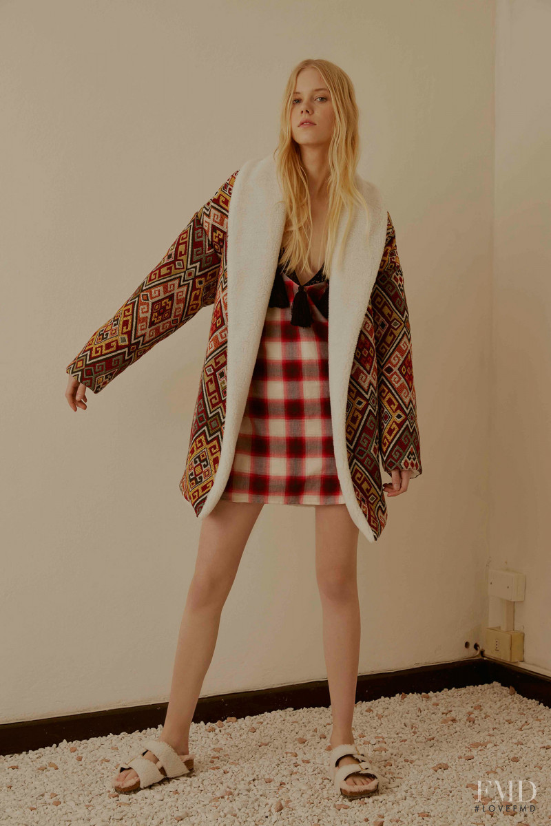 Amalie Schmidt featured in  the Au Jour Le Jour lookbook for Pre-Fall 2016