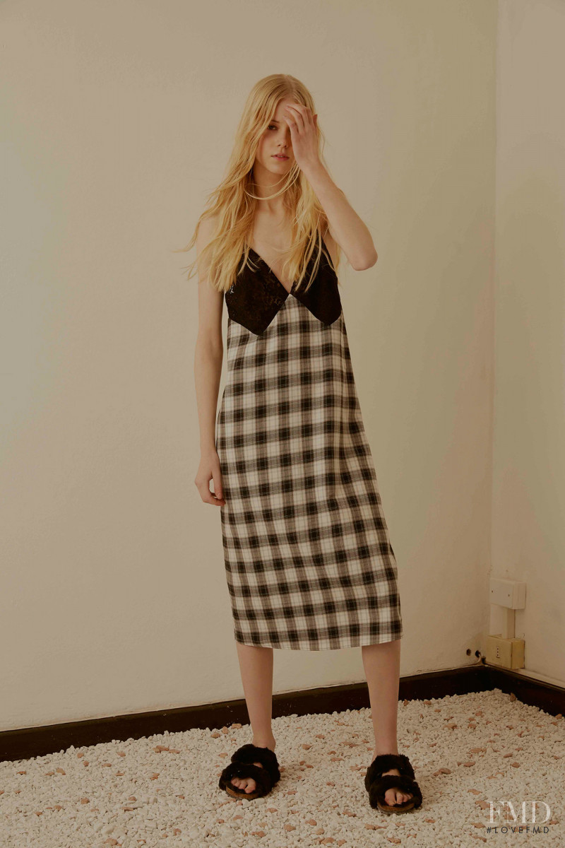 Amalie Schmidt featured in  the Au Jour Le Jour lookbook for Pre-Fall 2016