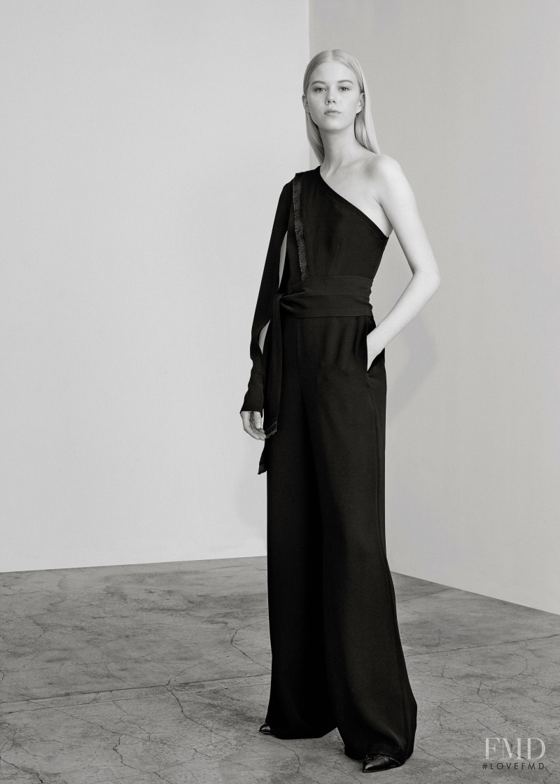 Amalie Schmidt featured in  the Yigal Azrouel lookbook for Autumn/Winter 2017