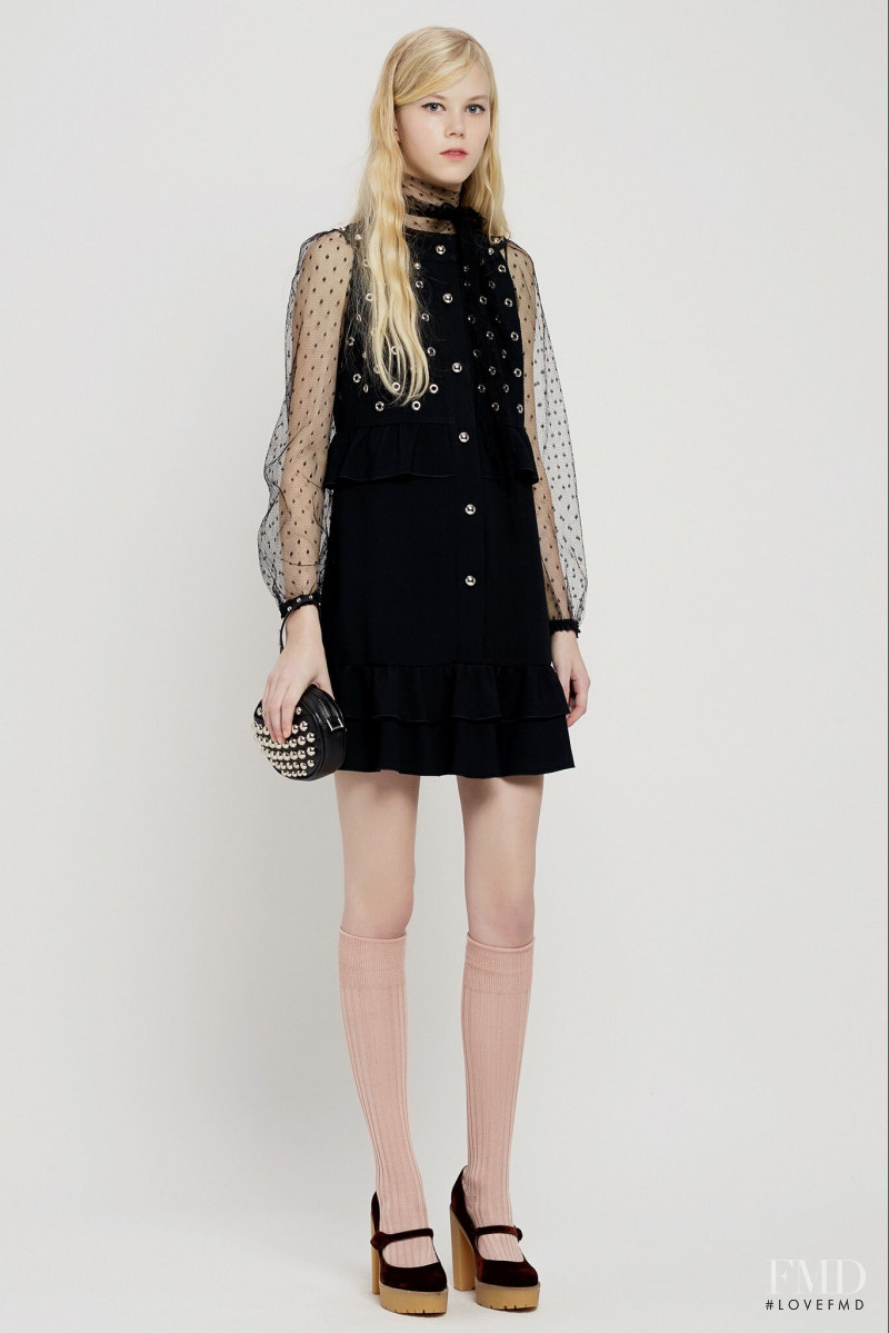 Amalie Schmidt featured in  the RED Valentino lookbook for Pre-Fall 2015