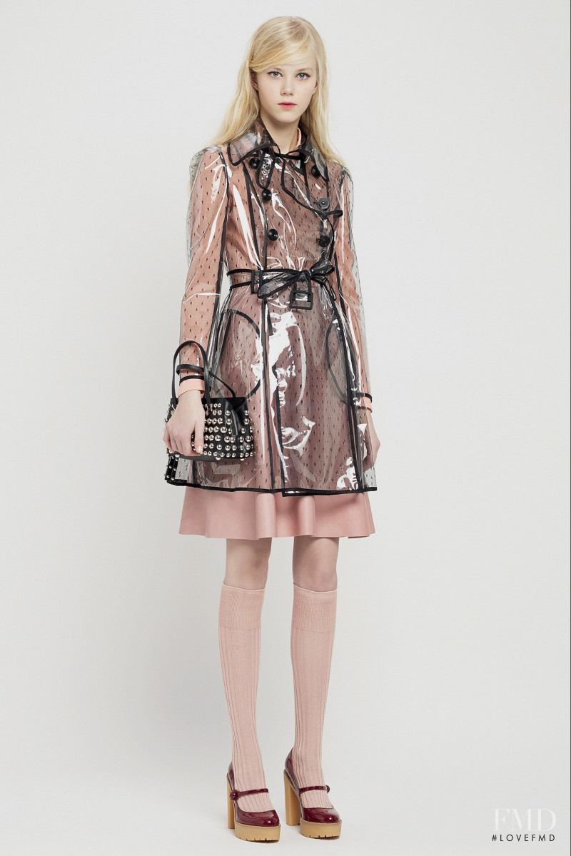 Amalie Schmidt featured in  the RED Valentino lookbook for Pre-Fall 2015