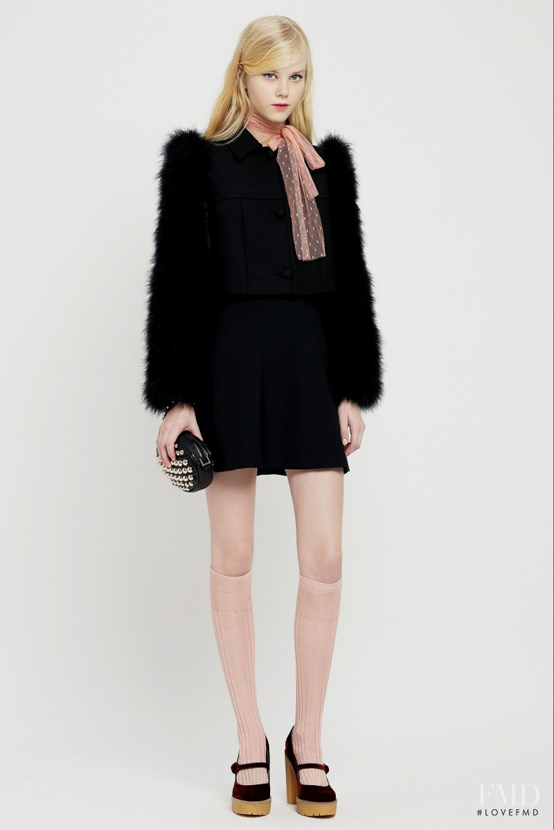 Amalie Schmidt featured in  the RED Valentino lookbook for Pre-Fall 2015