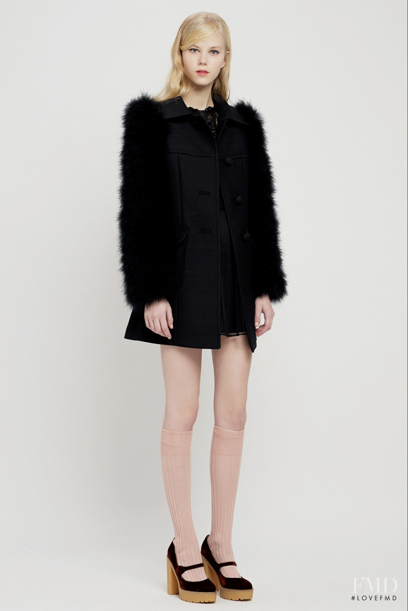 Amalie Schmidt featured in  the RED Valentino lookbook for Pre-Fall 2015