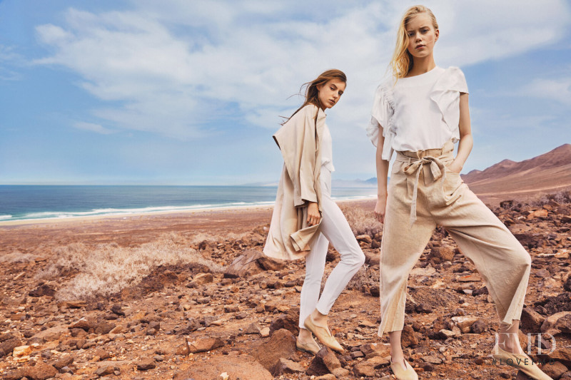 Amalie Schmidt featured in  the Lefties Island Reality  advertisement for Spring/Summer 2018