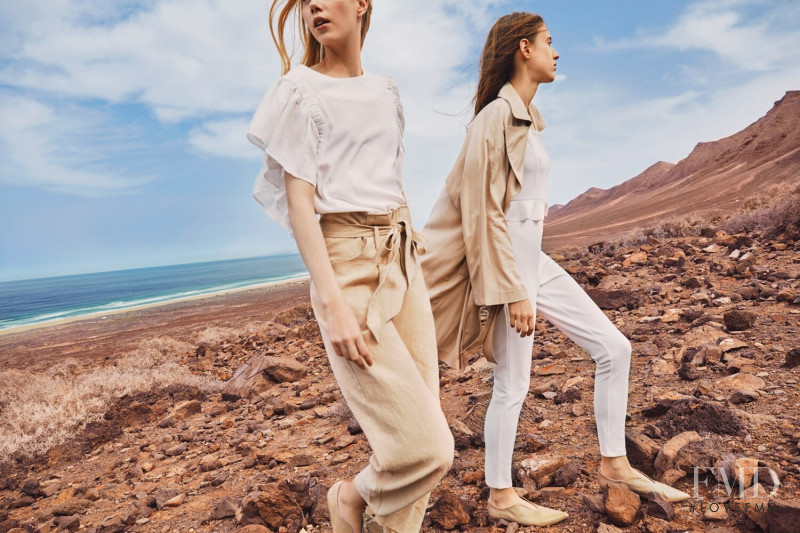 Amalie Schmidt featured in  the Lefties Island Reality  advertisement for Spring/Summer 2018