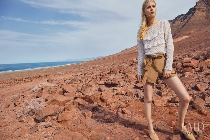 Amalie Schmidt featured in  the Lefties Island Reality  advertisement for Spring/Summer 2018