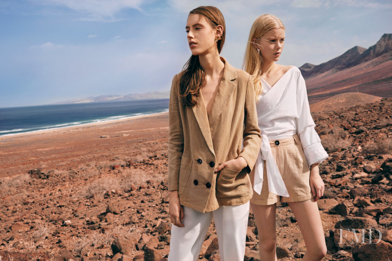 Amalie Schmidt featured in  the Lefties Island Reality  advertisement for Spring/Summer 2018