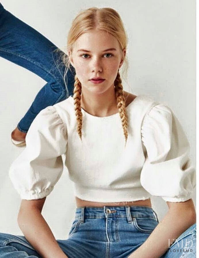 Amalie Schmidt featured in  the Akiabara advertisement for Summer 2018