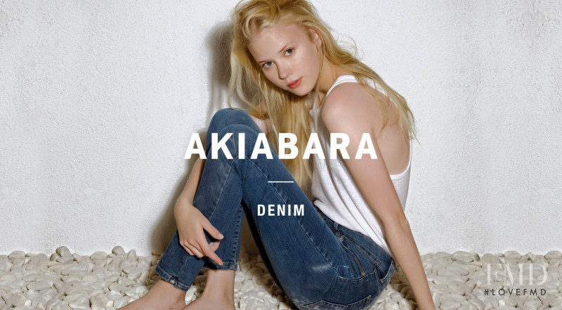 Amalie Schmidt featured in  the Akiabara advertisement for Summer 2018