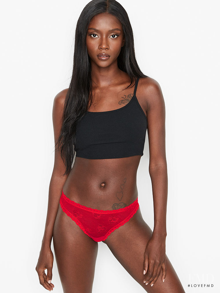 Riley Montana featured in  the Victoria\'s Secret catalogue for Autumn/Winter 2020