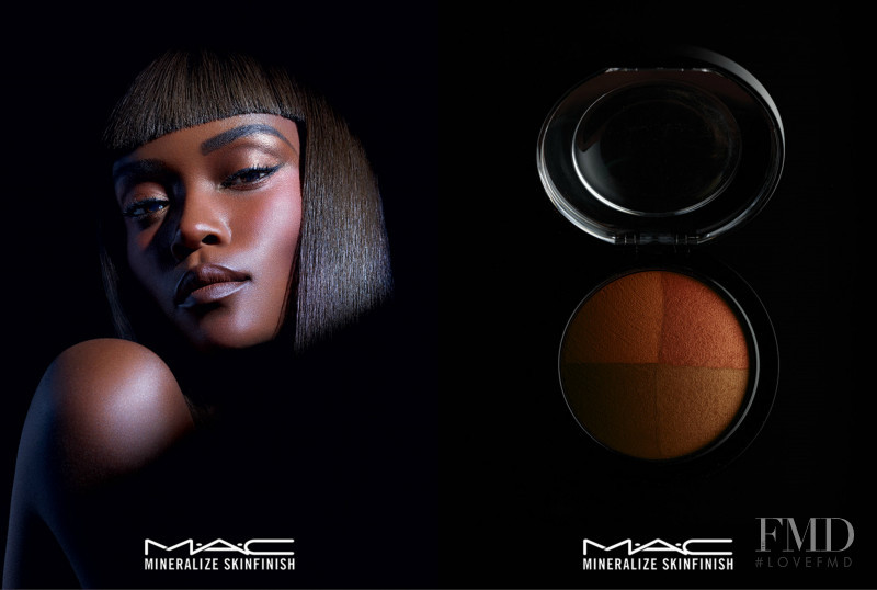 Riley Montana featured in  the MAC Cosmetics Mineralize Skinfish advertisement for Spring 2016